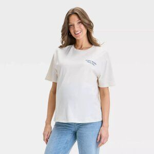 Short Sleeve "Super Mama" Maternity T-Shirt Isabel Maternity Ingrid & Isabel Med